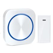 Solight bezdrôtový zvonček bezbatériový, do zásuvky, 150m, biely, learning code