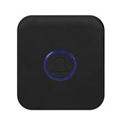 Solight bezdrôtový zvonček bezbatériový, do zásuvky, 150m, čierny, learning code