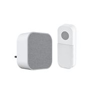 Solight bezdrôtový zvonček, do zásuvky, 180m, biely, learning code