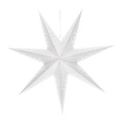 Solight LED vianočná hviezda, závesná, 60cm, 20x LED, časovač, 2x AA