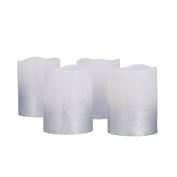 Solight sada LED sviečok s časovačom, 4ks, 6,5cm, batéria CR2032 súčasťou