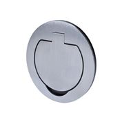 Solight vstavaná podlahová zásuvka, IP55, okrúhle viečko