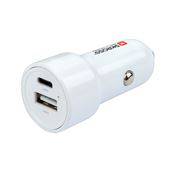 SKROSS USB A+C nabíjací autoadaptér Dual Car Charger, 65W PD
