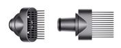 Dyson hrebeň so širokými zubami pre Dyson Supersonic - sivá