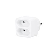 Solight rozbočka, 2x 2,5A, biela