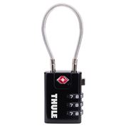 Thule TSA zámek s ocelovým lankom TSAL101 - čierny