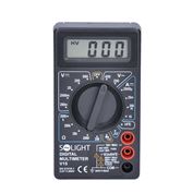 Solight multimeter, max. AC 600V, max. DC 600V / 10A, test diódy, ochrana proti preťaženiu, bzučiak
