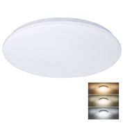 Solight LED stropné svietidlo PLAIN, 3CCT, 36W, 2520lm, 3000K, 4000K, 6000K, okrúhle, 45cm