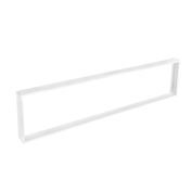 Solight hliníkový biely rám pre inštaláciu LED panelov s rozmerom 295x1195mm na stropy a steny, výška 68mm, bezskrutkový