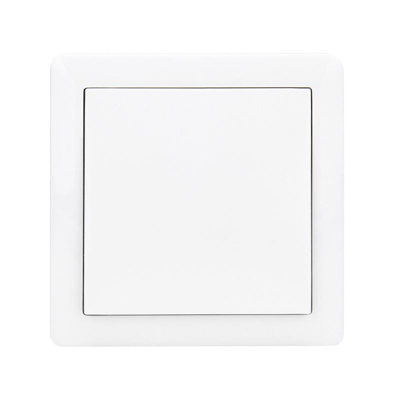 Solight vypínač Slim č. 7 krížový, biely