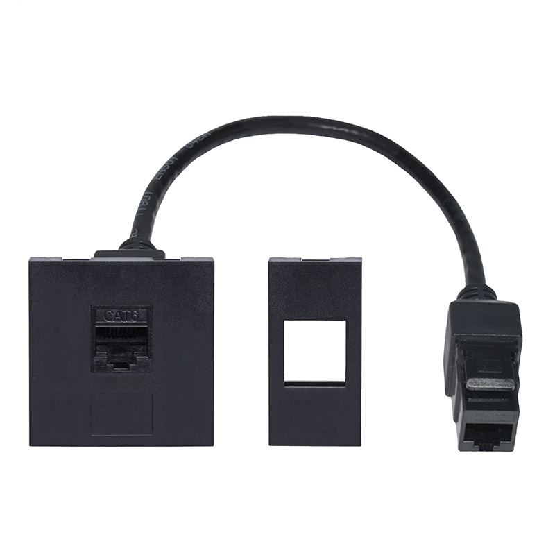 Solight RJ45 Cat6 doplnkový modul pre vstavané zásuvky série PP128