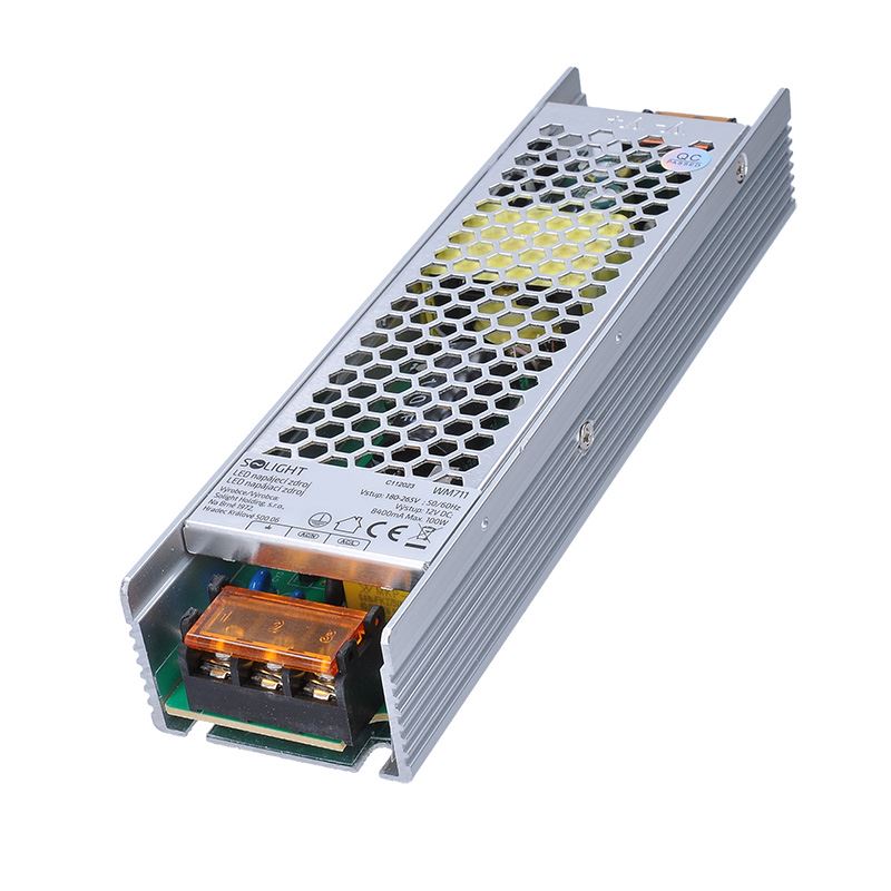 Solight LED napájací zdroj, 230V - 12V, 8,4A, 100W, IP20
