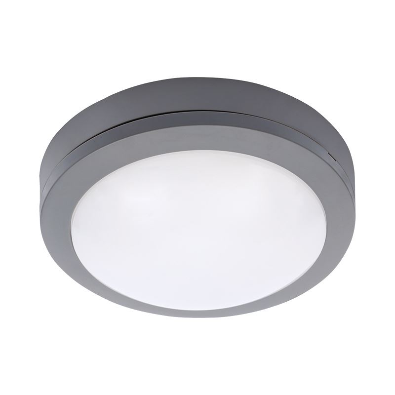 Solight LED vonkajšie osvetlenie Siena, sivé, 13W, 910lm, 4000K, IP54, 17cm
